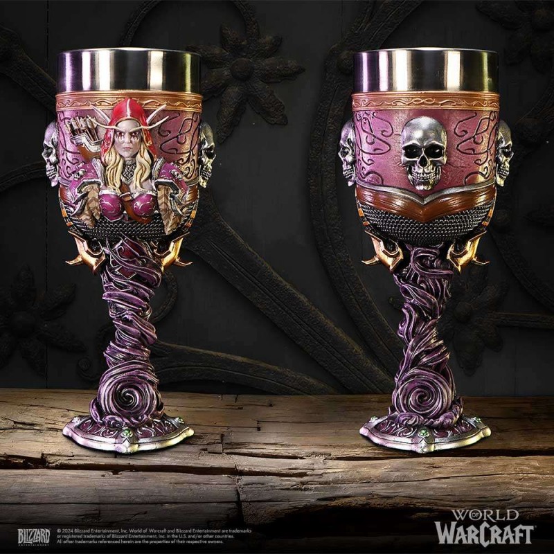 WORLD OF WARCRAFT SYLVANAS GOBLET RESINA CALICE NEMESIS NOW