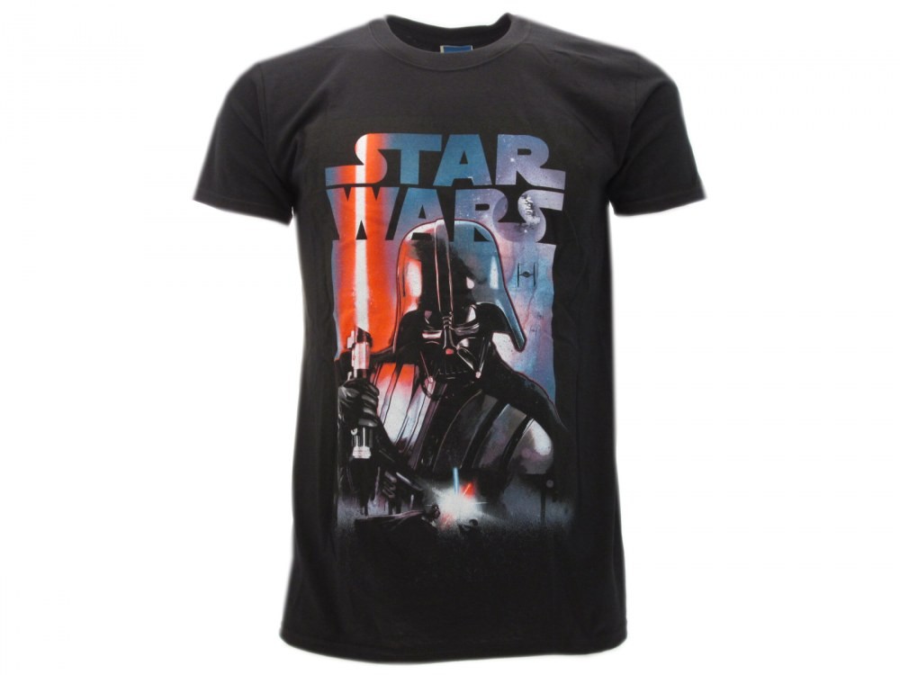 BUY MAGLIA T SHIRT STAR WARS DARTH VADER NERA SIZE SMALL