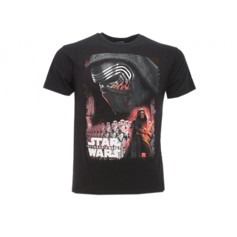 MAGLIA T SHIRT STAR WARS KYLO REN NERA MAGLIA T SHIRT STAR WARS KYLO REN NERA