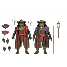 TEENAGE MUTANT NINJA TURTLES 3 DONATELLO & RAFFAELLO 2-PACK ACTION FIGURE NECA