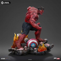 IRON STUDIOS CAPTAIN AMERICA BRAVE NEW WORLD RED HULK ART SCALE 1/10 RESIN STATUE FIGURE