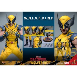 HOT TOYS DEADPOOL & WOLVERINE MOVIE MASTERPIECE WOLVERINE 1/6 SCALE ACTION FIGURE