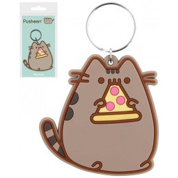 PUSHEEN THE CAT WITH PIZZA PORTACHIAVI PYRAMID INTERNATIONAL