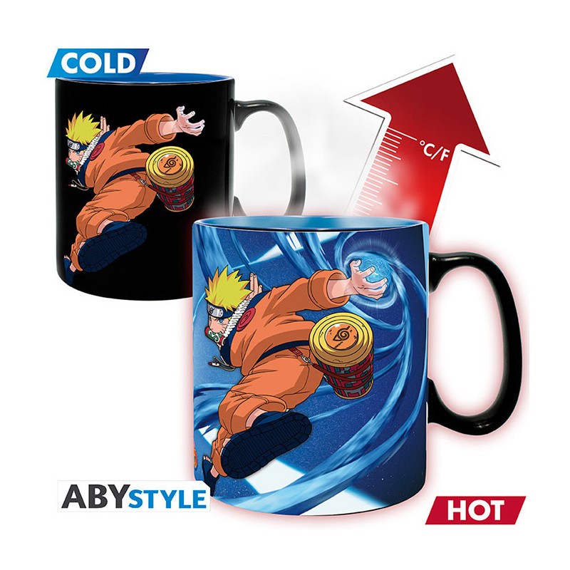 ABYSTYLE NARUTO vs SASUKE HEAT CHANGE MUG 460ML