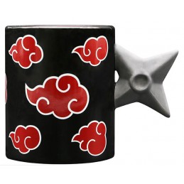 ABYSTYLE NARUTO SHIPPUDEN AKATSUKI SHURIKEN 3D HANDLE MUG 460ML