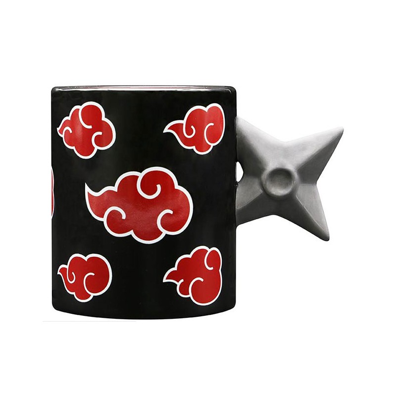 ABYSTYLE NARUTO SHIPPUDEN AKATSUKI SHURIKEN 3D HANDLE MUG 460ML