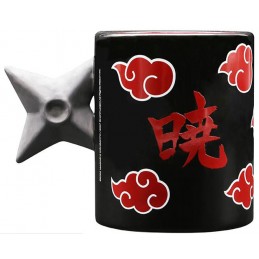 ABYSTYLE NARUTO SHIPPUDEN AKATSUKI SHURIKEN 3D HANDLE MUG 460ML