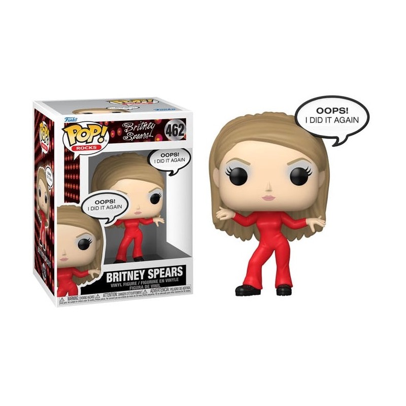 FUNKO FUNKO POP! ROCKS BRITNEY SPEARS OOPS I DID IT AGAIN BOBBLE HEAD