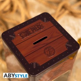 ABYSTYLE ONE PIECE STRAWHAT MONEY BANK METAL BOX