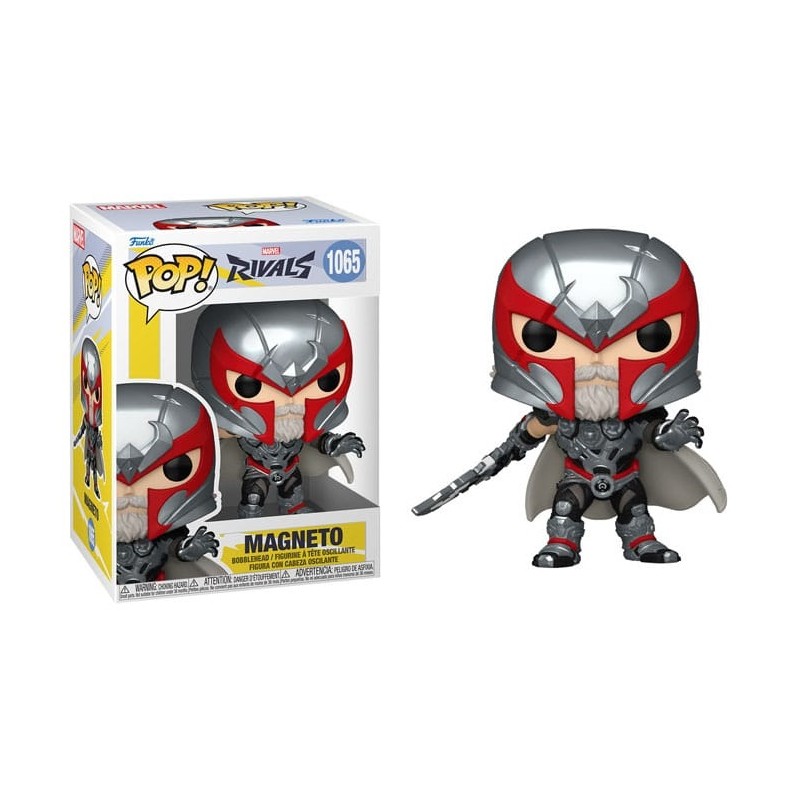 FUNKO POP! MARVEL RIVALS MAGNETO BOBBLE HEAD FIGURE FUNKO