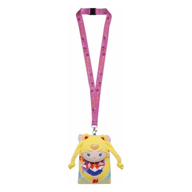 SAILOR MOON DELUXE LANYARD PORTACHIAVI PORTABADGE MONOGRAM