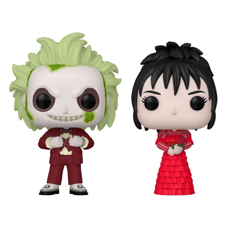 FUNKO POP! BEETLEJUICE 2 LYDIA DEETZ AND BEETLEJUICE 2-PACK BOBBLE HEAD FIGURE FUNKO