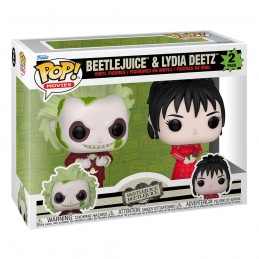 FUNKO FUNKO POP! BEETLEJUICE 2 LYDIA DEETZ AND BEETLEJUICE 2-PACK BOBBLE HEAD FIGURE