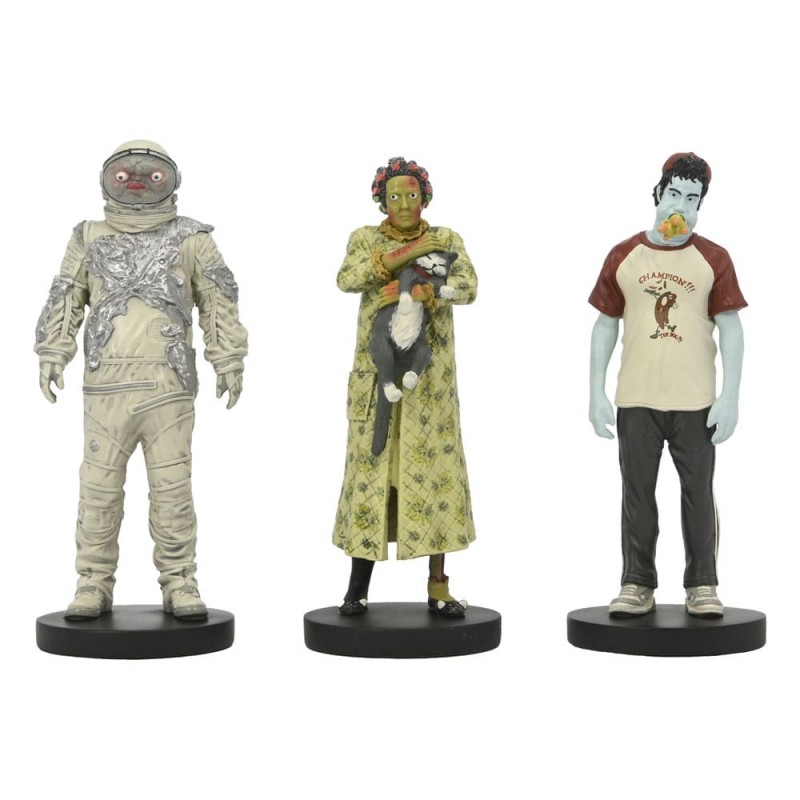 BEETLEJUICE 2 WAITING ROOM 2 SET 3-PACK STATUA FIGURE NECA