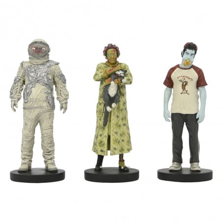 BEETLEJUICE 2 WAITING ROOM 2 SET 3-PACK STATUA FIGURE