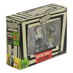 BEETLEJUICE 2 WAITING ROOM 2 SET 3-PACK STATUA FIGURE NECA