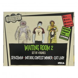 BEETLEJUICE 2 WAITING ROOM 2 SET 3-PACK STATUA FIGURE NECA