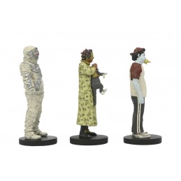 BEETLEJUICE 2 WAITING ROOM 2 SET 3-PACK STATUA FIGURE NECA