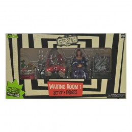 BEETLEJUICE 2 WAITING ROOM 1 SET 3-PACK STATUA FIGURE NECA