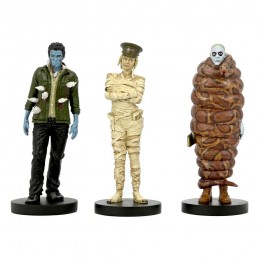 BEETLEJUICE 2 IMMIGRATION HALL SET 3-PACK STATUA FIGURE NECA