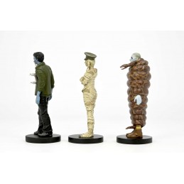 BEETLEJUICE 2 IMMIGRATION HALL SET 3-PACK STATUA FIGURE NECA