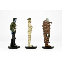 BEETLEJUICE 2 IMMIGRATION HALL SET 3-PACK STATUA FIGURE NECA