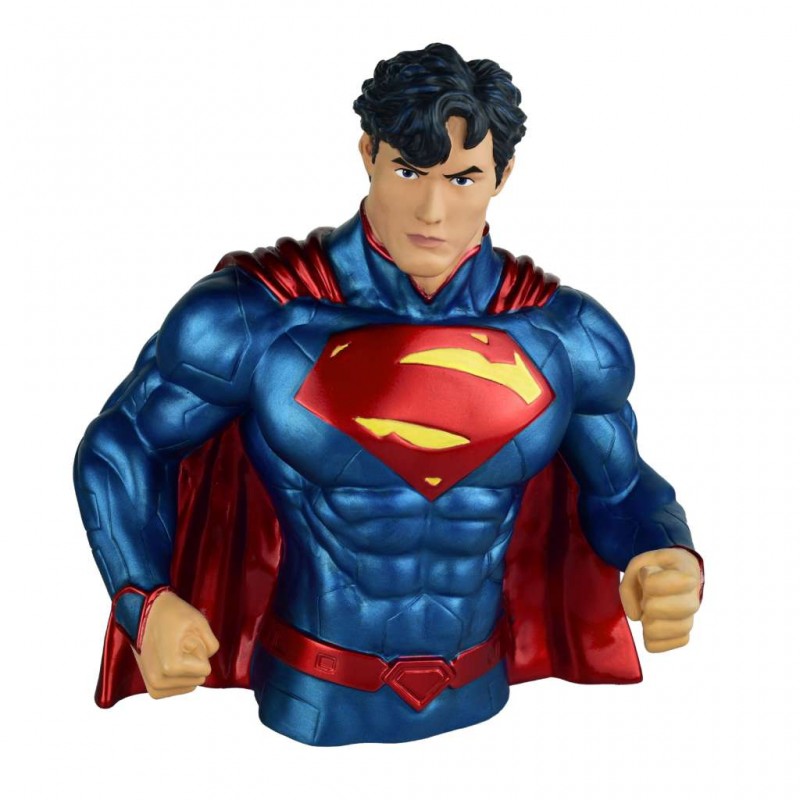 DC COMICS SUPERMAN THE NEW 52 BUST BANK SALVADANAIO MONOGRAM