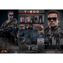 TERMINATOR 2 MOVIE MASTERPIECE T-800 2.0 ACTION FIGURE HOT TOYS