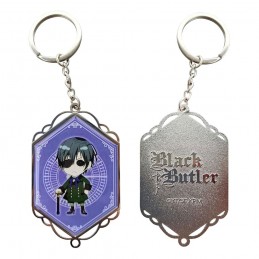 SAKAMI MERCHANDISE BLACK BUTLER CIEL MOTIVE B METAL KEYCHAIN