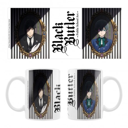 BLACK BUTLER SEBASTIAN X CIEL PUBLIC SCHOOL ARC CERAMIC MUG 320ML