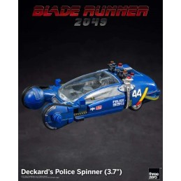 THREEZERO BLADE RUNNER 2049 DECKARD'S POLICE SPINNER DIE CAST 10CM FIGURE