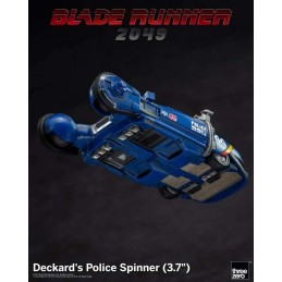 THREEZERO BLADE RUNNER 2049 DECKARD'S POLICE SPINNER DIE CAST 10CM FIGURE