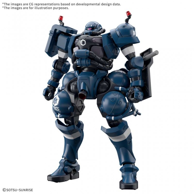 HIGH GRADE HG POLICE ZAKU 1/144 MODEL KIT GUNPLA ACTION FIGURE BANDAI