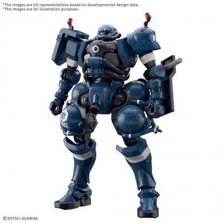 HIGH GRADE HG POLICE ZAKU 1/144 MODEL KIT GUNPLA ACTION FIGURE