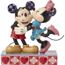 ENESCO MICKEY AND MINNIE MOUSE HUGS AND KISSES STATUE FIGURE