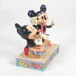 ENESCO MICKEY AND MINNIE MOUSE HAWAII STATUE FIGURE