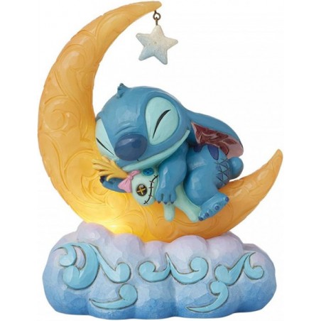 DISNEY STITCH SWEET DREAMS STATUA FIGURE LUMINOSA