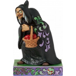 DISNEY BIANCANEVE EVIL QUEEN AS THE HAG STATUA FIGURE ENESCO