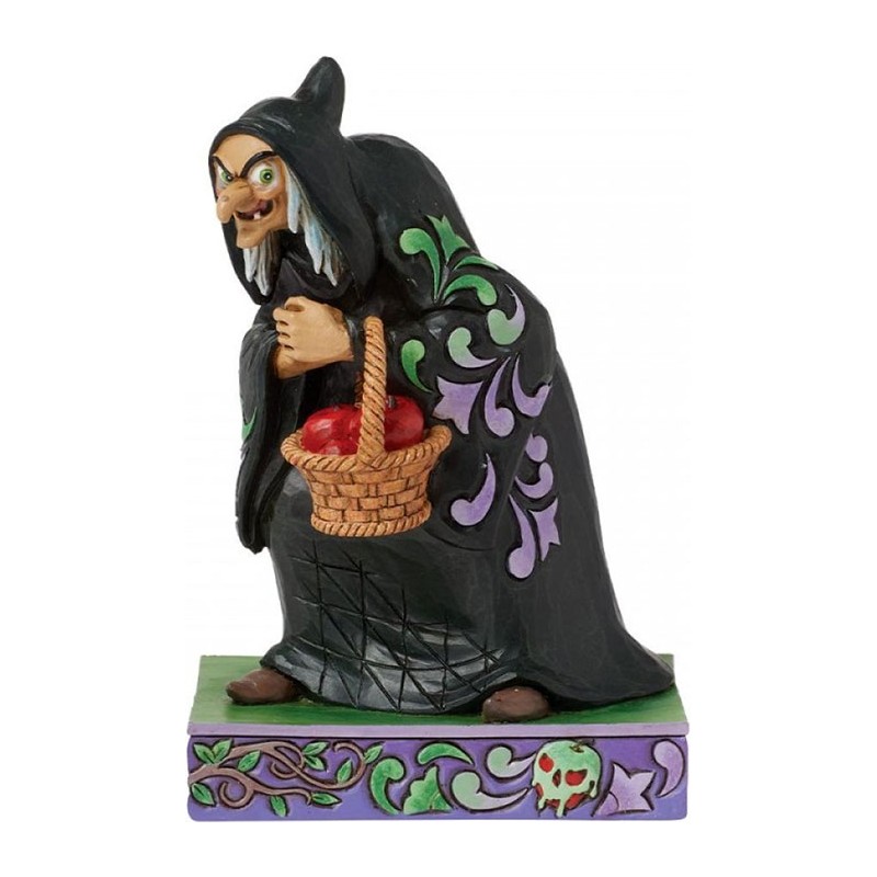 DISNEY BIANCANEVE EVIL QUEEN AS THE HAG STATUA FIGURE ENESCO