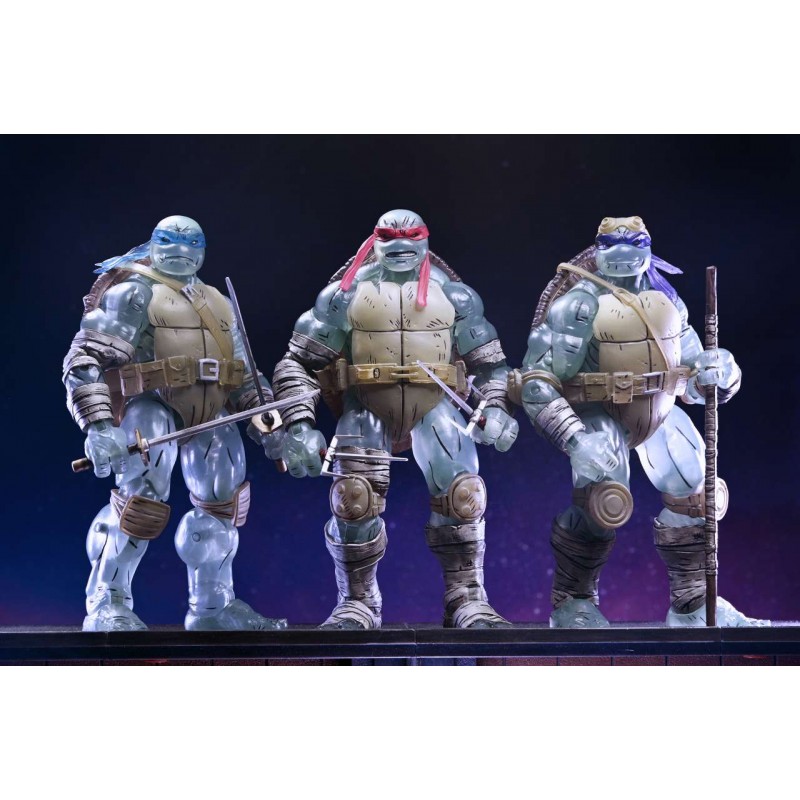 TEENAGE MUTANT NINJA TURTLES THE LAST RONIN GHOST BROTHERS ACTION FIGURES NECA