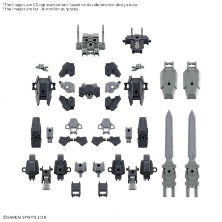 GUNDAM OPTION PARTS SET GUNPLA 20 FULL ARMOR UNIT MODEL KIT