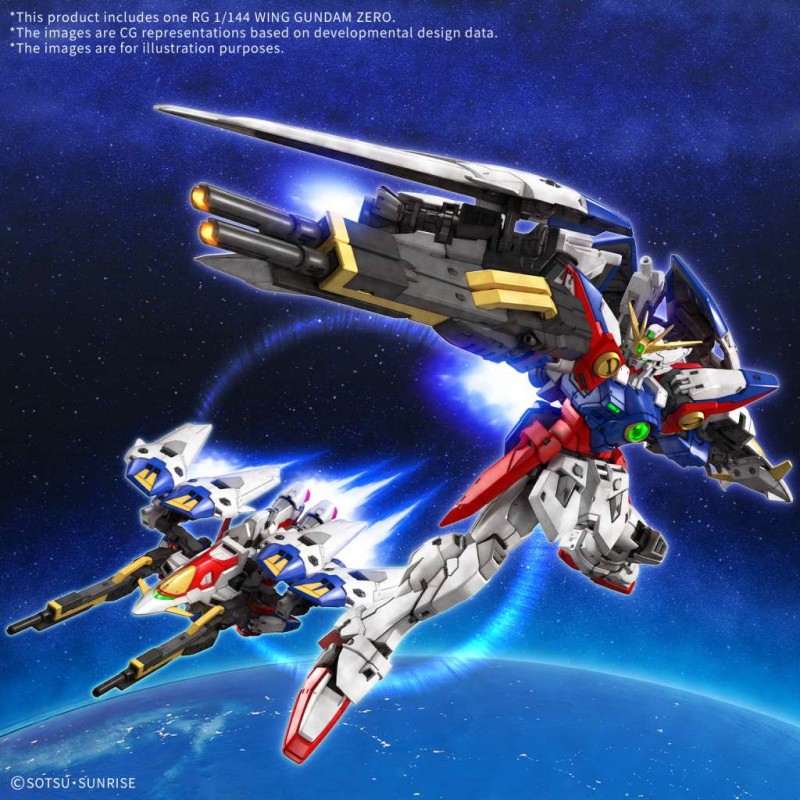 BANDAI RG REAL GRADE WING GUNDAM ZERO 1/144 MODEL KIT ACTION FIGURE