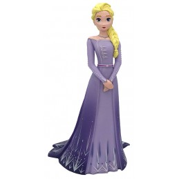 BULLYLAND DISNEY FROZEN 2 ELSA PURPLE DRESS MINI FIGURE