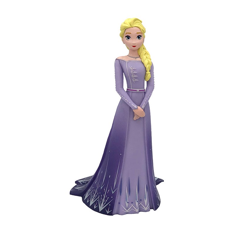 DISNEY FROZEN 2 ELSA PURPLE DRESS MINI FIGURE BULLYLAND