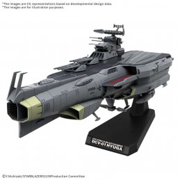 SPACE BATTLESHIP YAMATO 3199 EFCF HYUGA CLASS BATTLECARRIER 1/1000 MODEL KIT FIGURE BANDAI