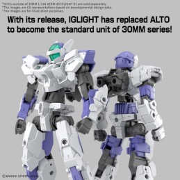 30MM EEXM-40 IGLIGHT 01 1/144 MODEL KIT ACTION FIGURE BANDAI