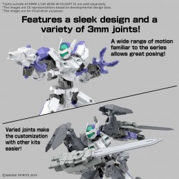 30MM EEXM-40 IGLIGHT 01 1/144 MODEL KIT ACTION FIGURE BANDAI