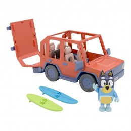 BLUEY WITH HEEKER 4WD FAMILY VEHICLE ACTION FIGURE MOOSE TOYS