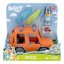 BLUEY WITH HEEKER 4WD FAMILY VEHICLE ACTION FIGURE MOOSE TOYS