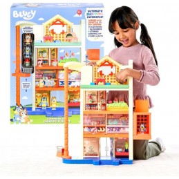 MOOSE TOYS BLUEY HAMMERBARN SHOPPING PLAYSET WITH 3 ACTION FIGURES